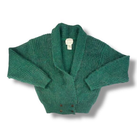 Vintage Susan Bristol Mohair Blend Cardigan Fuzzy Sweater Size Medium - Picture 1 of 5